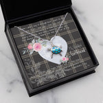 Sea Turtle Necklace Gift for My Beautiful Girlfriend Valentines Necklace Clan Eternity Tartan Blue Turtle Necklace