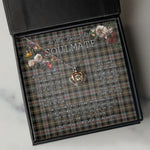 To My Beautiful Soulmate Necklace In Your Eyes I Have Found My Home Clan MacKenzie Weathered Tartan Crown Pendant Necklace