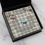 Sea Turtle Necklace To My Beautiful Soulmate Necklace In Your Eyes I Have Found My Home Clan Grant of Auchnarrow Tartan Blue Turtle Necklace