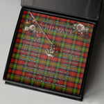 To My Beautiful Soulmate Necklace In Your Eyes I Have Found My Home Clan Fullarton Tartan Crown Pendant Necklace