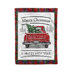 Tartan Blanket Vintage Red Truck with Christmas Tree Family Scottish Clan Sinclair plaid blanket, red plaid blanket, buffalo plaid blanket, green plaid blanket, plaid fleece blanket, blue plaid blanket, red tartan blanket, tartan plaid blanket, black and white plaid blanket, , christmas plaid blanket, orange plaid blanket, tartan plaid throw blanket, pink plaid blanket, brown plaid blanket, buffalo check blanket
