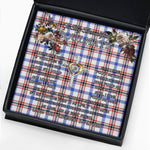 To My Beautiful Soulmate Necklace In Your Eyes I Have Found My Home Clan Boswell Modern Tartan Cross Dancing Necklace