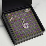 To My Beautiful Soulmate Necklace In Your Eyes I Have Found My Home Clan Carnegie Tartan Rising Phoenix Necklace