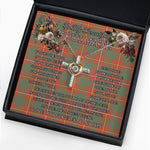 To My Beautiful Soulmate Necklace In Your Eyes I Have Found My Home Clan Bruce Ancient Tartan Cross Dancing Necklace