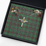 To My Beautiful Soulmate Necklace In Your Eyes I Have Found My Home Clan MacKinnon Hunting Ancient Tartan Cross Dancing Necklace