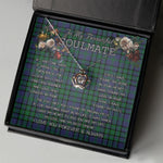 To My Beautiful Soulmate Necklace In Your Eyes I Have Found My Home Clan Matheson Hunting Tartan Crown Pendant Necklace