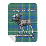 Scotstee Shop Plaid Tartan Blanket With Moose Clan MacIntyre Hunting Ancient Plaid Blanket, plaid blanket australia,plaid blanket canada,plaid christmas blanket,plaid fleece sherpa blanket,plaid sherpa blanket canada,plaid sherpa blanket lipstick,plaid sherpa blanket pink,plaid sherpa blanket queen
