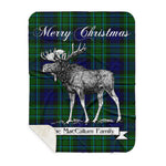 Scotstee Shop Plaid Tartan Blanket With Moose Clan MacCallum Plaid Blanket, plaid blanket australia,plaid blanket canada,plaid christmas blanket,plaid fleece sherpa blanket,plaid sherpa blanket canada,plaid sherpa blanket lipstick,plaid sherpa blanket pink,plaid sherpa blanket queen
