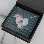 Rising Phoenix Necklace - Valentine Necklace Clan Smith Ancient Tartan Gift for Girlfriend, Gift for My Wife Rising Phoenix Necklace
