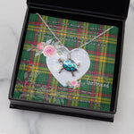 Sea Turtle Necklace Gift for My Beautiful Girlfriend Valentines Necklace Clan MacMillan Ancient Tartan Blue Turtle Necklace