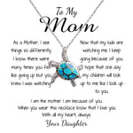 Opal Turtle Necklace - Mom Necklace - To Mom Necklace, Gorgeous Necklace for Mom from Daughter Mother's Day Gift