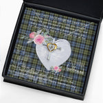 Gift For My Beautiful Girlfriend Necklace Valentine Necklace Clan Campbell Faded Tartan Cross Dancing Necklace Scottish Tartan Jewelry