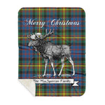 Scotstee Shop Plaid Tartan Blanket With Moose Clan MacSporran Plaid Blanket, plaid blanket australia,plaid blanket canada,plaid christmas blanket,plaid fleece sherpa blanket,plaid sherpa blanket canada,plaid sherpa blanket lipstick,plaid sherpa blanket pink,plaid sherpa blanket queen