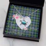 Sea Turtle Necklace Gift for My Beautiful Girlfriend Valentines Necklace Clan MacNeill Of Barra Ancient Tartan Blue Turtle Necklace