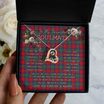 To My Beautiful Soulmate Necklace In Your Eyes I Have Found My Home Clan Fraser of Altyre Tartan Forever Love Necklace
