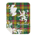 Sherpa Blanket - Tartan Blanket Thistle and Lion Scottish Clan MacMillan Old Ancient Plaid Blanket, plaid sherpa blanket queen,purple sherpa blanket,queen sherpa blanket,queen size sherpa blanket,red sherpa blanket,scottish tartan blankets,sherpa blanket,sherpa christmas blanket