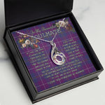 To My Beautiful Soulmate Necklace In Your Eyes I Have Found My Home Clan Pride Of Glencoe Tartan Rising Phoenix Necklace