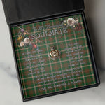To My Beautiful Soulmate Necklace In Your Eyes I Have Found My Home Clan Copeland Tartan Crown Pendant Necklace