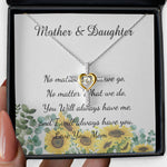 Cross Dancing Necklace - Mother Necklace - No Matter What - I Will Always Love You Mom Necklace