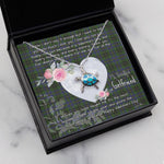 Sea Turtle Necklace Gift for My Beautiful Girlfriend Valentines Necklace Clan MacInnes Tartan Blue Turtle Necklace