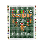 Personalized Gift Tartan Plaid Blanket Clan MacDonald Lord Of The Isles With Christmas Cookie Baking Crew Christmas Gift Blanket, Plaid Blanket, Christmas Fleece Blanket, Christmas Blanket, Tartan Blanket, Scottish Blanket, Scotland Blanket, Family Name Blanket, Custom Blanket, Personalized Blanket