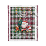 Personalized Gift Tartan Plaid Blanket Clan Borthwick With Funny Santa Snowman Reindeer Merry Christmas Fleece Blanket, Home Living Room, Plaid Blanket, Tartan Blanket, Scottish Blanket, Buffalo fleece blanket, Christmas Blanket
