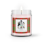 Soy Wax Candle - Buffalo Plaid Candle Burnett Ancient Family Crest Tartan Plaid Soy Wax Candle, oil candle, candle handmade, wax candle, soy wax, nature wax, natural soy wax, natural soy candles, natural candle