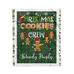 Personalized Gift Tartan Plaid Blanket Clan Kennedy Hunting With Christmas Cookie Baking Crew Christmas Gift Blanket, Plaid Blanket, Christmas Fleece Blanket, Christmas Blanket, Tartan Blanket, Scottish Blanket, Scotland Blanket, Family Name Blanket, Custom Blanket, Personalized Blanket