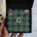 To My Beautiful Soulmate Necklace In Your Eyes I Have Found My Home Clan Mow Tartan Forever Love Necklace