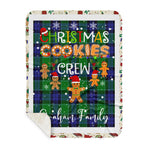 Personalized Gift Tartan Plaid Blanket Clan Graham Of Menteith Modern With Christmas Cookie Baking Crew Christmas Gift Sherpa Blanket, tartan sherpa blanket,buffalo plaid sherpa blanket,christmas sherpa blanket,Christmas Throw Blanket,green plaid sherpa blanket,green sherpa blanket