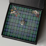 To My Beautiful Soulmate Necklace In Your Eyes I Have Found My Home Clan Rose Hunting Ancient Tartan Crown Pendant Necklace