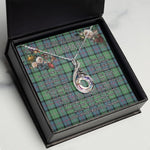 To My Beautiful Soulmate Necklace In Your Eyes I Have Found My Home Clan MacThomas Ancient Tartan Rising Phoenix Necklace