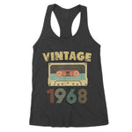 53st Birthday Gift Vintage 1968 Years Old Classic Birthday Gift Women's Tank Top - Scotstee Shop