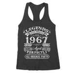 54 Years Old Gifts Legend Were Born In 1967 54th Birthday Gift Women's Tank Top - Scotstee Shop
