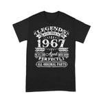 Scotstee Shop - 54 Years Old Gifts Legend Were Born In 1967 54th Birthday Shirt