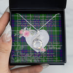Rising Phoenix Necklace - Valentine Necklace Clan MacIntyre Hunting Modern Tartan Gift for Girlfriend, Gift for My Wife Rising Phoenix Necklace