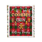 Personalized Gift Tartan Plaid Blanket Clan Rattray With Christmas Cookie Baking Crew Christmas Gift Blanket, Plaid Blanket, Christmas Fleece Blanket, Christmas Blanket, Tartan Blanket, Scottish Blanket, Scotland Blanket, Family Name Blanket, Custom Blanket, Personalized Blanket