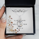 Rising Phoenix Necklace - Mom Necklace - I'll Hold You In My Heart Mother's Day Gift