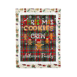 Personalized Gift Tartan Plaid Blanket Clan Anderson Of Arbrake With Christmas Cookie Baking Crew Christmas Gift Blanket, Plaid Blanket, Christmas Fleece Blanket, Christmas Blanket, Tartan Blanket, Scottish Blanket, Scotland Blanket, Family Name Blanket, Custom Blanket, Personalized Blanket
