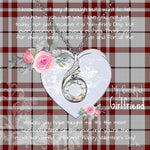 Rising Phoenix Necklace - Valentine Necklace Clan Clayton Tartan Gift for Girlfriend, Gift for My Wife Rising Phoenix Necklace