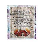 Scotstee Shop - Personalized Gift Letter To My Wife Letter Cute Gift For Your Wife Family Gift Fleece Blanket