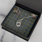 To My Beautiful Soulmate Necklace In Your Eyes I Have Found My Home Clan MacLellan Tartan Rising Phoenix Necklace
