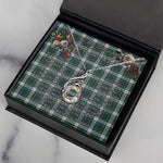 To My Beautiful Soulmate Necklace In Your Eyes I Have Found My Home Clan Forbes Dress Tartan Rising Phoenix Necklace