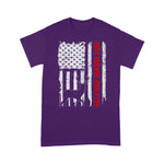 Scotstee Shop - USA Flag Best Buckin' Dad Ever Deer Hunting Fathers Day Gift 4th Of July Shirt