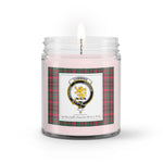 Soy Wax Candle - Buffalo Plaid Candle Clan Crest Badge Cumming Hunting Modern Tartan Plaid Soy Wax Candle, oil candle, candle handmade, wax candle, soy wax, nature wax, natural soy wax, natural soy candles, natural candle