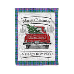 Tartan Blanket Vintage Red Truck with Christmas Tree Family Scottish Clan Pitcairn plaid blanket, red plaid blanket, buffalo plaid blanket, green plaid blanket, plaid fleece blanket, blue plaid blanket, red tartan blanket, tartan plaid blanket, black and white plaid blanket, , christmas plaid blanket, orange plaid blanket, tartan plaid throw blanket, pink plaid blanket, brown plaid blanket, buffalo check blanket
