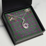 To My Beautiful Soulmate Necklace In Your Eyes I Have Found My Home Clan Logan Tartan Rising Phoenix Necklace