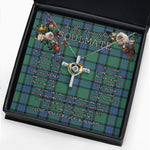 To My Beautiful Soulmate Necklace In Your Eyes I Have Found My Home Clan Sinclair Hunting Ancient Tartan Cross Dancing Necklace