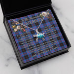Sea Turtle Necklace To My Beautiful Soulmate Necklace In Your Eyes I Have Found My Home Clan Maule Modem Tartan Blue Turtle Necklace