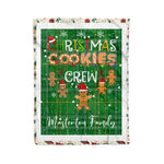 Fleece Blanket - Personalized Gift Tartan Plaid Blanket Clan Masterton With Christmas Cookie Baking Crew Christmas Gift Fleece Blanket